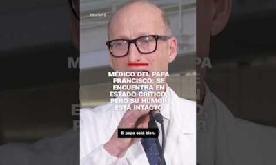 Médico del papa Francisco: Se encuentra en estado crítico, pero su humor está intacto