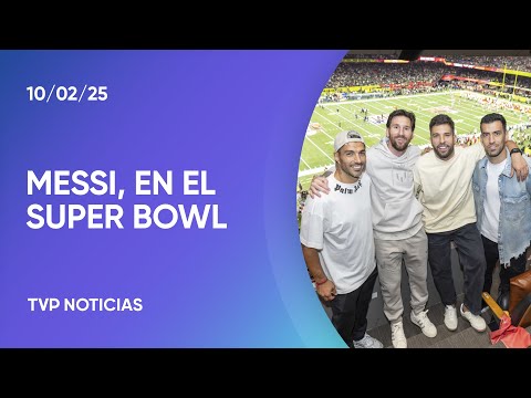 Messi presentó la temporada de fútbol en EE UU en la final del Super Bowl