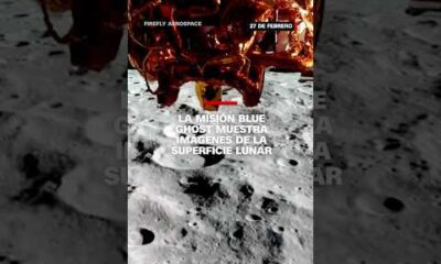 Misión Blue Ghost muestra imágenes de la superficie lunar