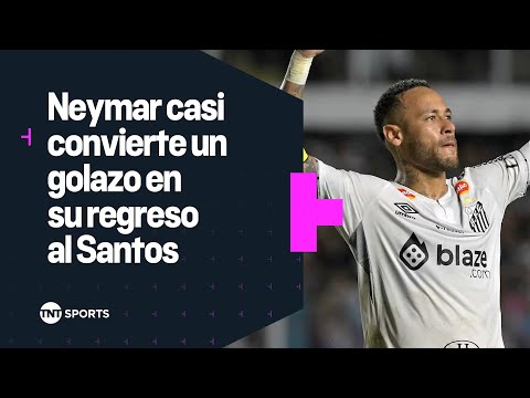 NEYMAR casi clava un GOLAZO en su REGRESO al SANTOS ð¥
