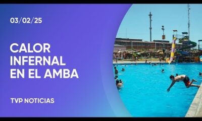 Para combatir el calor extremo, piletazo