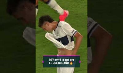 PATA CASTRO CASI CONVIERTE EL GOL DEL TORNEO Y ESPECTACULAR REY PARA EVITARLO ð§¤ð§¤