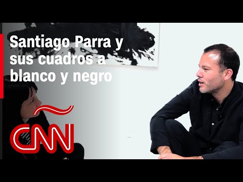 Pigmentos y tonos blanco y negro hacen parte del universo del artista Santiago Parra