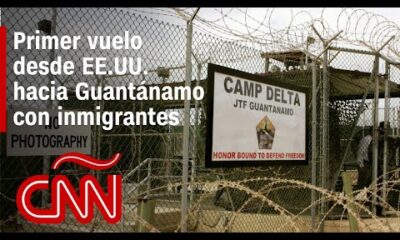 Primer vuelo desde EE.UU. hacia Guantánamo con inmigrantes