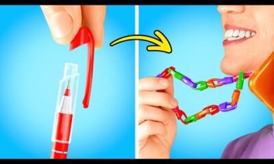 ¡Recicla tu material escolar! ♻️✂️ ¡Increíbles y divertidos trucos DIY! 🔥