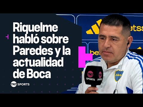 Riquelme en exclusiva: “Paredes tienen las puertas abiertas de nuestro club”