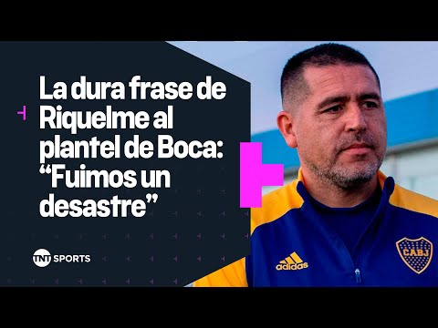 Riquelme picante tras la derrota de #Boca: “Fuimos un desastre”