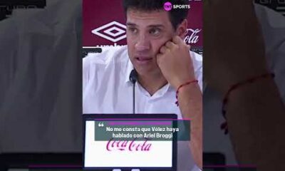 Seba DomÃ­nguez no quiso expresarse sobre los rumores que indicarÃ­an que VÃ©lez le busca un reemplazo