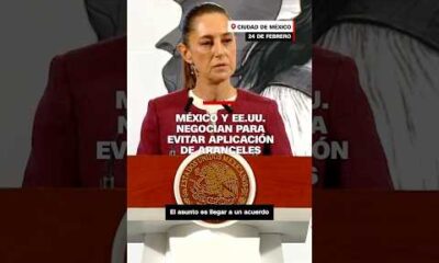 Sheinbaum busca acuerdo con EE.UU. para evitar aranceles antes del viernes.