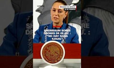 Sheinbaum sobre drones de EE.UU.: “No hay nada ilegal”