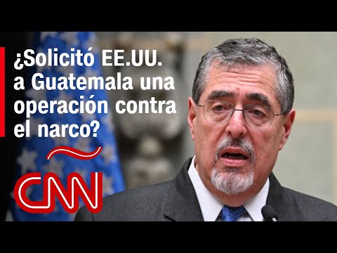 ¿Solicitó EE.UU. a Guatemala una operación contra el narco? Arévalo responde