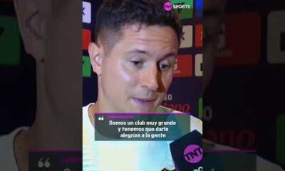 “SOMOS UN CLUB MUY GRANDE Y TENEMOS QUE DARLE ALEGRÃAS A LA GENTE”