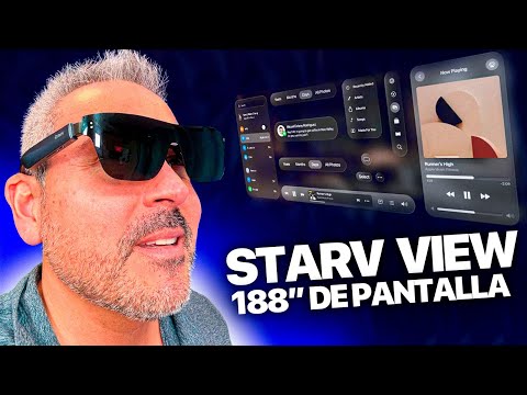 StarV View estos lentes proyectan una pantalla de 188 pulgadas, una locura!