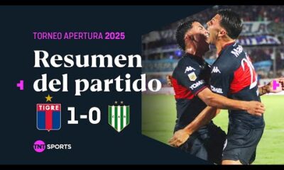 TIGRE DERROTÃ a BANFIELD y es PUNTERO de su zona | #Tigre 1-0 #Banfield | Resumen