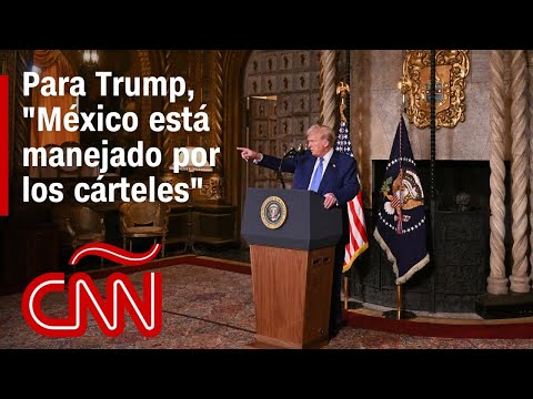 Trump evita responder a pregunta sobre los drones de la CIA en México