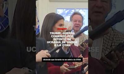 Trump: guerra comenzó con intento de Ucrania de entrar a la OTAN