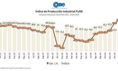 La industria pyme creció 12,2% en enero, pero aún enfrenta desafíos estructurales
