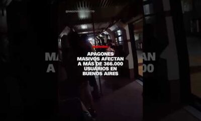 Apagones masivos afectan a más de 366.000 usuarios en Buenos Aires