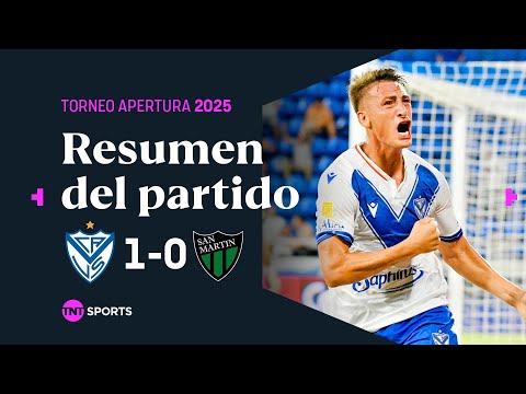 Â¡VÃLEZ VOLVIÃ AL GOL Y AL TRIUNFO ANTE SAN MARTÃN! | #Velez 1-0 #SanMartinSJ | Resumen