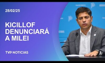 Axel Kicillof le contestó a Javier Milei