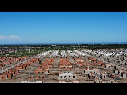 El nuevo barrio que nace en el sector sur de la ciudad de San Luis tiene un 50% de avance