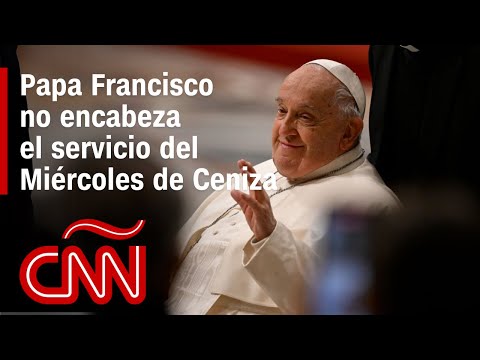 El papa Francisco continúa con tratamiento y no participa del servicio del Miércoles de Ceniza