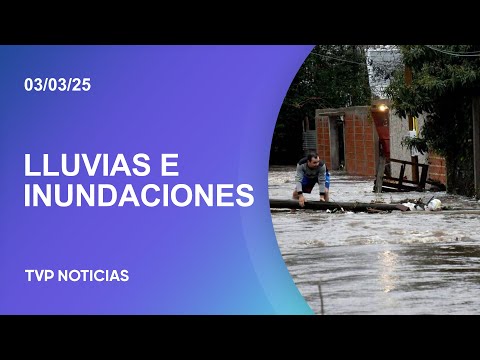 Inundaciones en el AMBA por las fuertes lluvias
