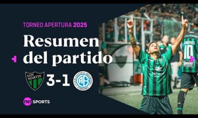 SAN MARTÃN sumÃ³ su PRIMER TRIUNFO ante BELGRANO | #SanMartinSJ 3-1 #Belgrano | Resumen