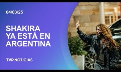 Shakira llegó a la Argentina tras sus shows truncados en Chile