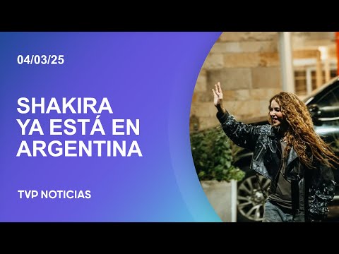 Shakira llegó a la Argentina tras sus shows truncados en Chile