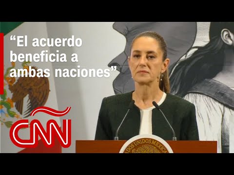 Sheinbaum celebra suspensión de aranceles de Trump a México: “El acuerdo beneficia a ambas naciones”