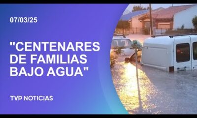 Temporal en Bahía Blanca: “Hay centenares de familias bajo agua”