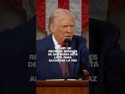 Trump: he recibido señales de que Rusia está lista para alcanzar la paz