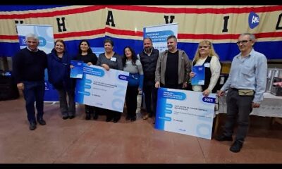 Claudio Poggi, Gobernador de San Luis- Entrega de financiamientos de ONGs en Justo Daract