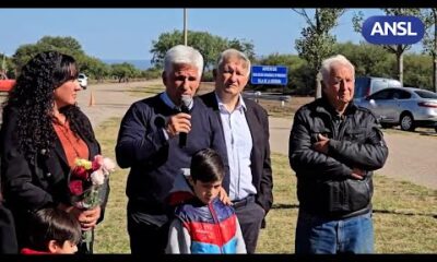 Claudio Poggi, gobernador de San Luis – Homenaje a Rosa Nelba Fernández de Woronko