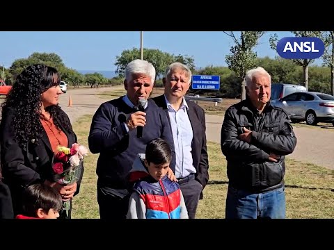 Claudio Poggi, gobernador de San Luis – Homenaje a Rosa Nelba Fernández de Woronko