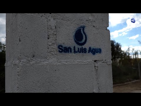 Claudio Poggi inauguró la manga de provisión de agua cruda en San Martín Claudio Poggi inauguró la manga de provisión de agua cruda en San Martín
