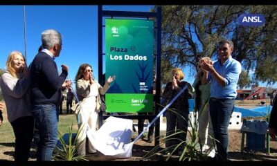 Gobernador celebró la renovación de la plaza de los Dados