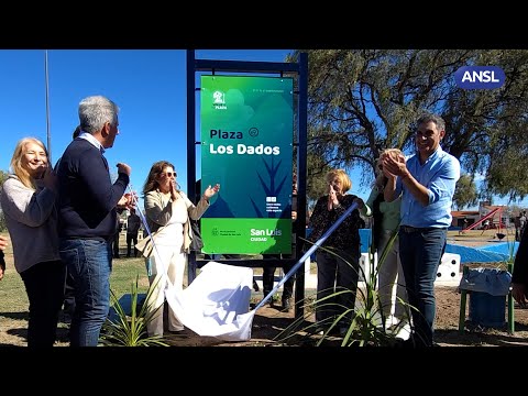 Gobernador celebró la renovación de la plaza de los Dados Gobernador celebró la renovación de la plaza de los Dados