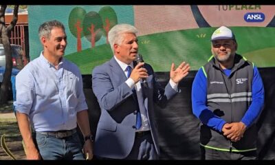 La plaza del barrio 1° de Mayo luce renovada con obras y nuevos juegos: palabras de Claudio Poggi