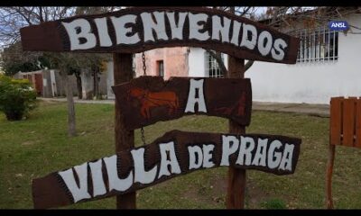 Poggi visitó la manga de agua cruda y recorrió la fábrica de bloques en Villa de Praga