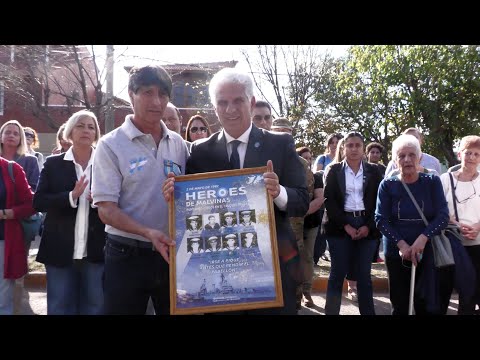 A 43 años de su hundimiento, Poggi rindió homenaje a los caídos del crucero ARA General Belgrano