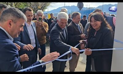 En Villa de la Quebrada, el Gobierno inauguró un nuevo cajero automático