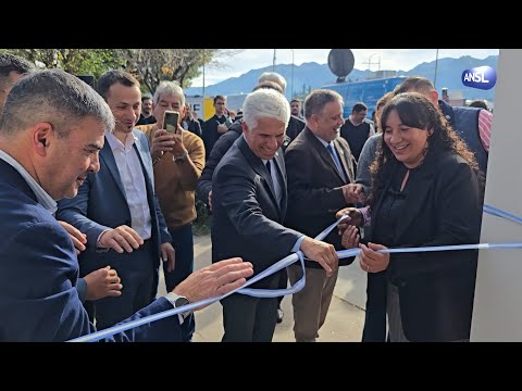 En Villa de la Quebrada, el Gobierno inauguró un nuevo cajero automático