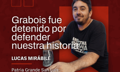 Lucas Mirábile: “Invitamos a todas las fuerzas democráticas y dirigentes políticos del campo popular a pronunciarse por la liberación de Grabois”.