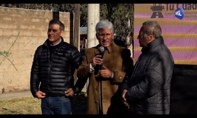 Claudio Poggi, gobernador de San Luis Pavimento