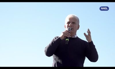 Día de la Bandera: Poggi celebró con los vecinos de Potrerillo