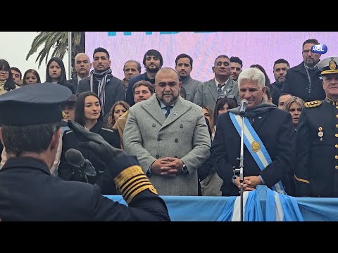 Claudio Poggi asistió al 209º aniversario de la Independencia en Villa Mercedes