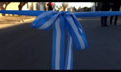 El Gobernador visitó obras de pavimentación en la ciudad de San Luis