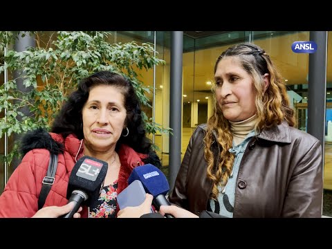 Marcela Lucero y Roxana Lucero, hijas de Juanón Lucero